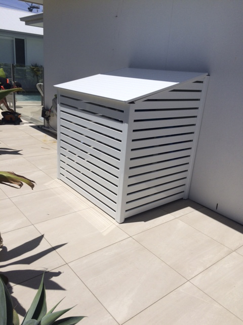 Custom pool pump cover